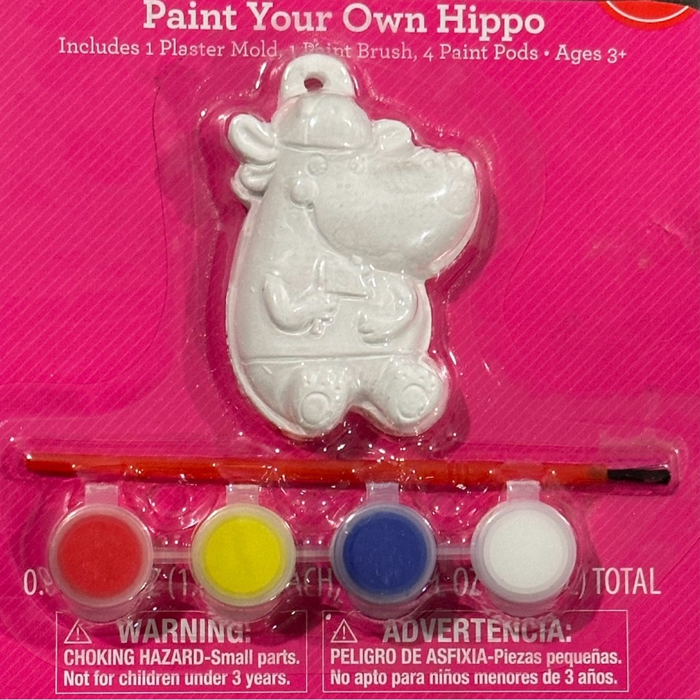 💞 New Paint Your Own Hippo Art Kit